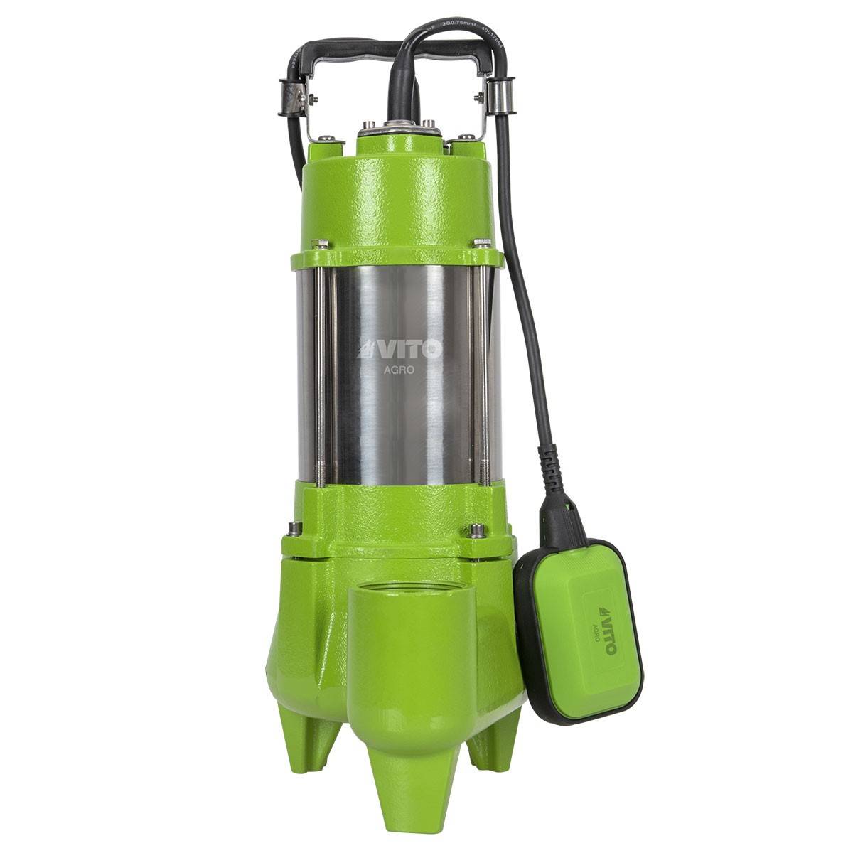 Pompe de relevage Eaux usées 1100W Regards Egouts Caves Inondées Cuve Acier Inoxydable VITO - Image 7