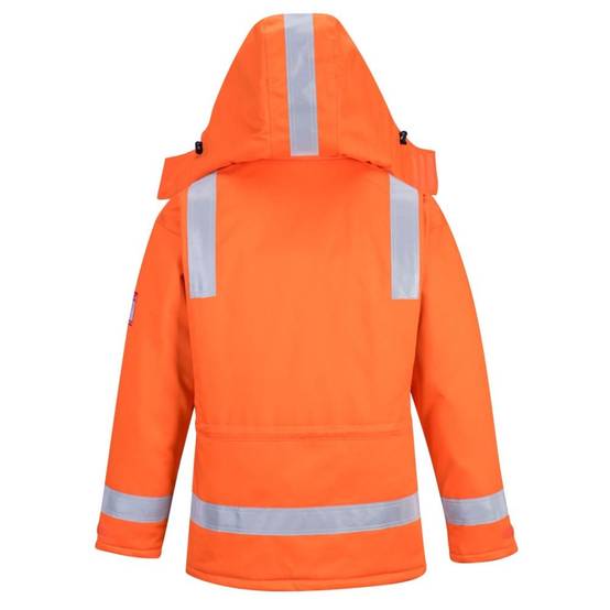 Parka Hiver Fr Anti-statique Couleur : Orange Taille M - Portwest - Image 2