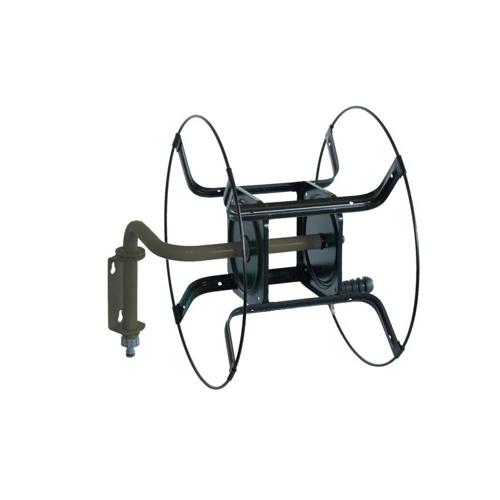 Mermier Jardin - Devidoir mural metal orientable diamètre 15 mm - 70ml sans tuyau - Imagen 1