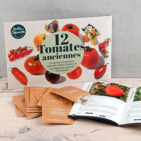 Radis et Capucine - Radis et Capucine - Enveloppe 12 sachets - Tomates Anciennes - Imagen 4