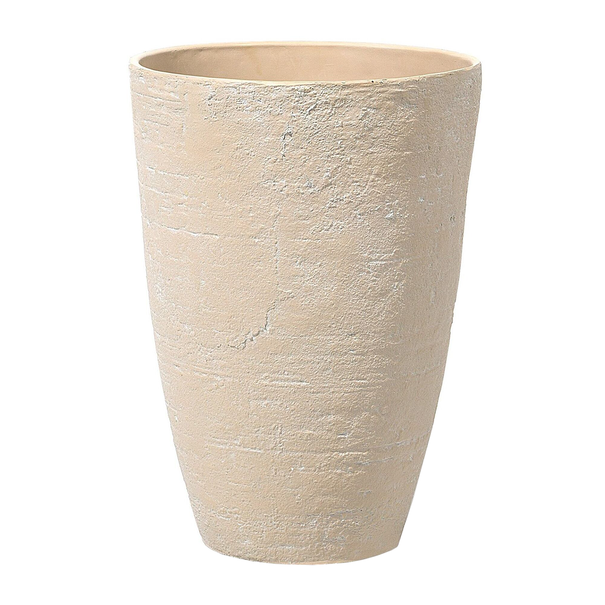 Beliani - Cache-pot d'extérieur Fibre d'argile Beige CAMIA - 43x43x60- Beliani - Image 4