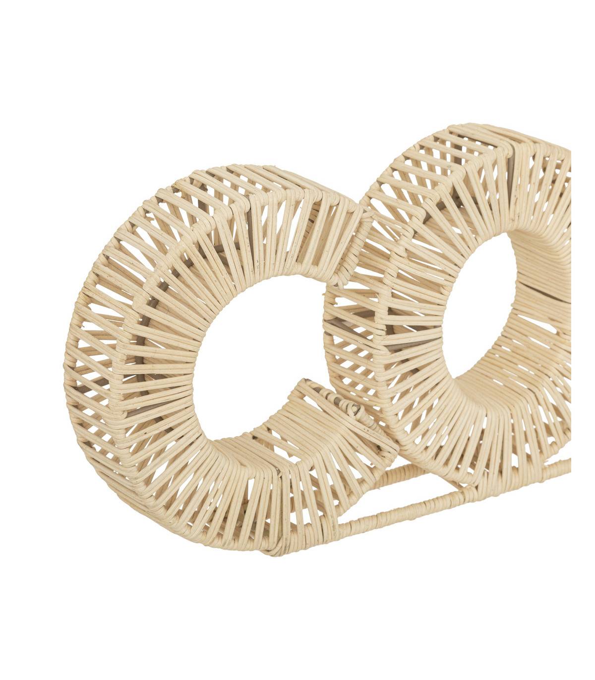 Mot déco COSY en Rotin L 64  cm - Imagen 2