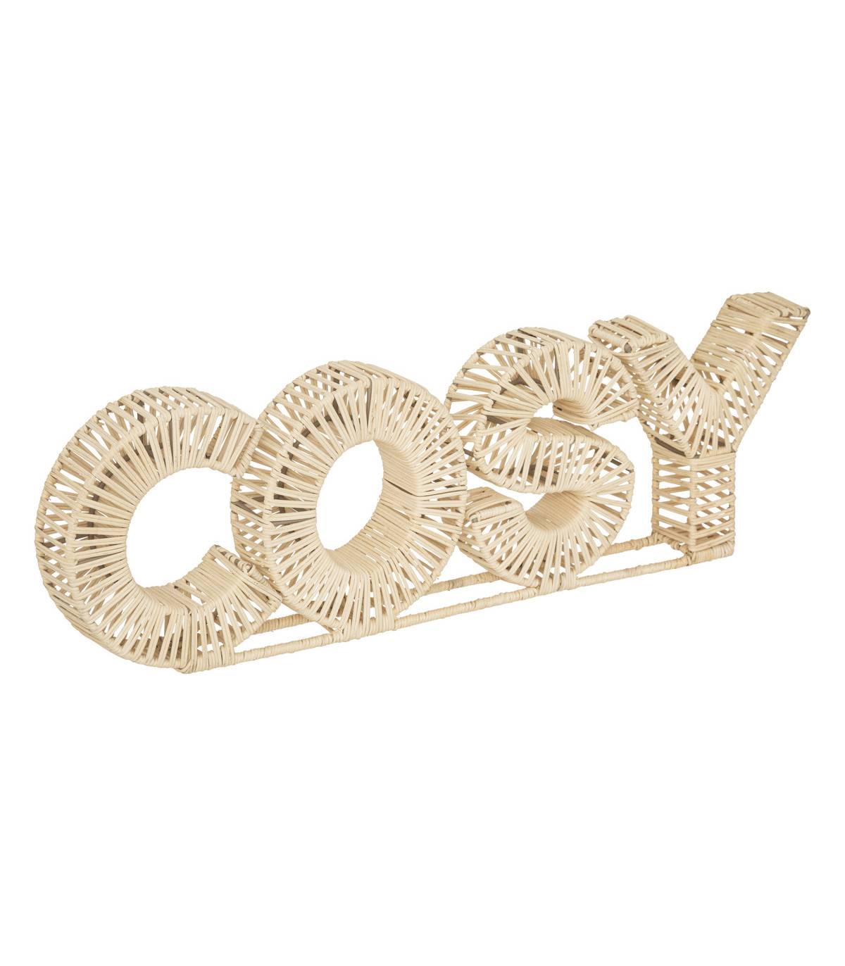 Mot déco COSY en Rotin L 64  cm - Imagen 1