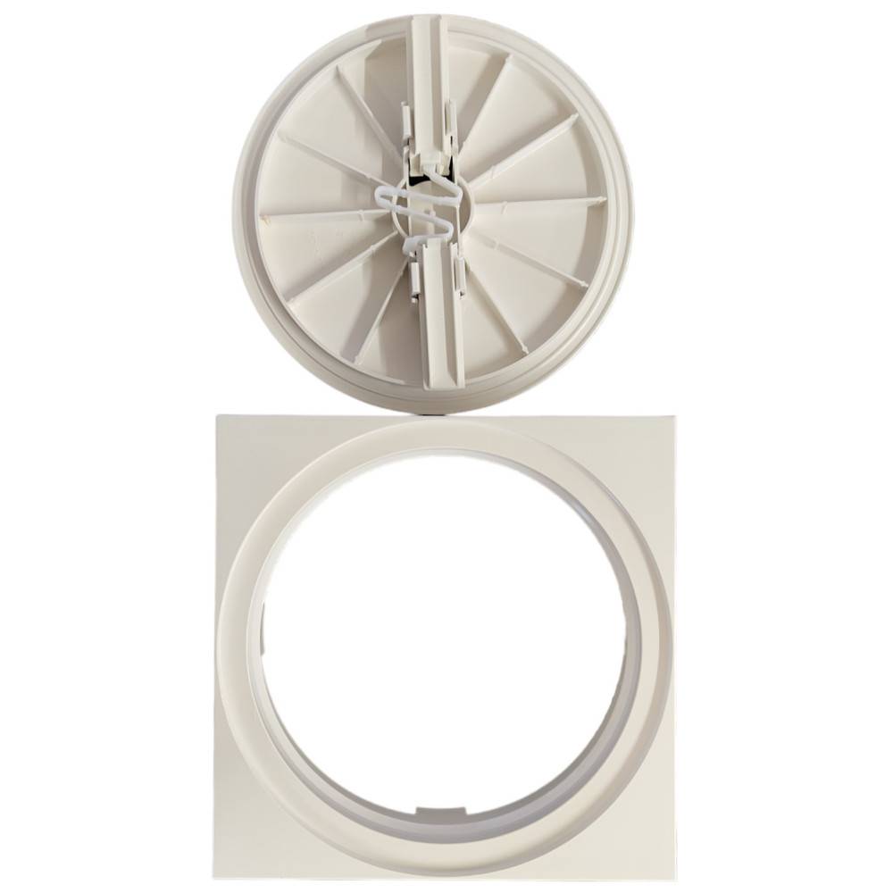 Astral Pool - Couvercle skimmer rond clips et cadre carré ASTRAL Prestige 4402010510 - Imagen 4