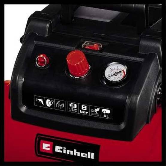 Einhell - Compresseur mobile TC-AC 190/6/8 OF Set - Réservoir à air comprimé 6 litres - jusqu'à 8 bar Einhell - Image 2