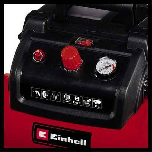 Einhell - Compresseur mobile TC-AC 190/6/8 OF Set - Réservoir à air comprimé 6 litres - jusqu'à 8 bar Einhell - Image 2
