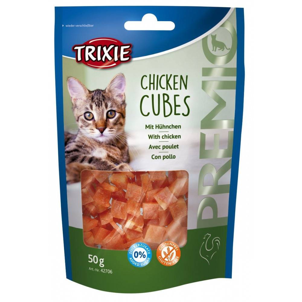 Trixie - Cubes de poulet 50 gr pour chat - Imagen 1