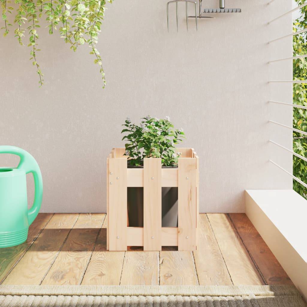 Prolenta Premium - Jardinière bois marron 30 x 30 x 30 cm - Prolenta premium p315.0 - Image 2