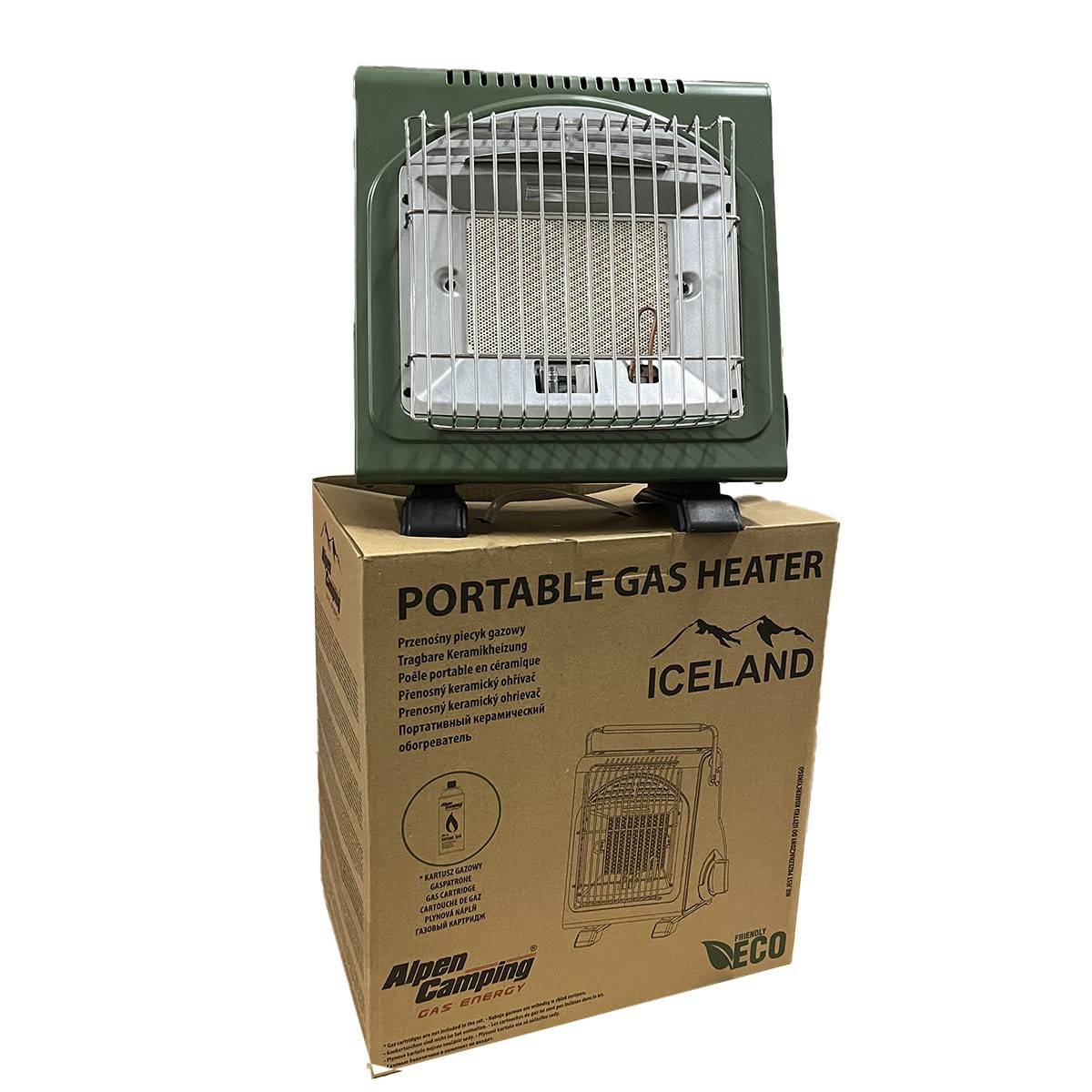 Chauffage Gaz Camping Portable Poêle Chauffage Tente Hiver Pêche Chasse - Sécurité Piézo