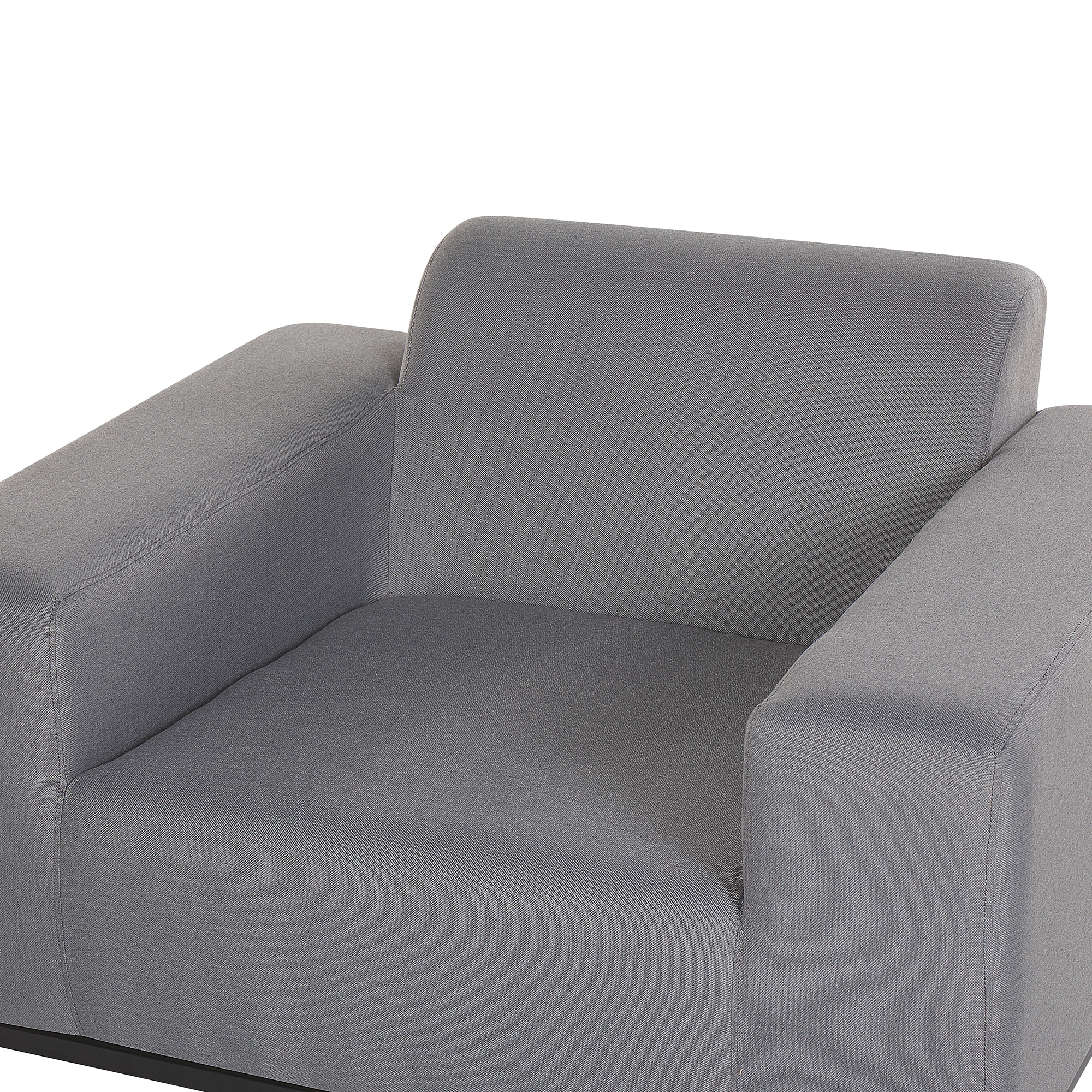 Fauteuil Tissu Gris ROVIGO - Beliani - Image 6