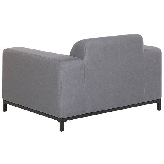 Fauteuil Tissu Gris ROVIGO - Beliani - Image 5