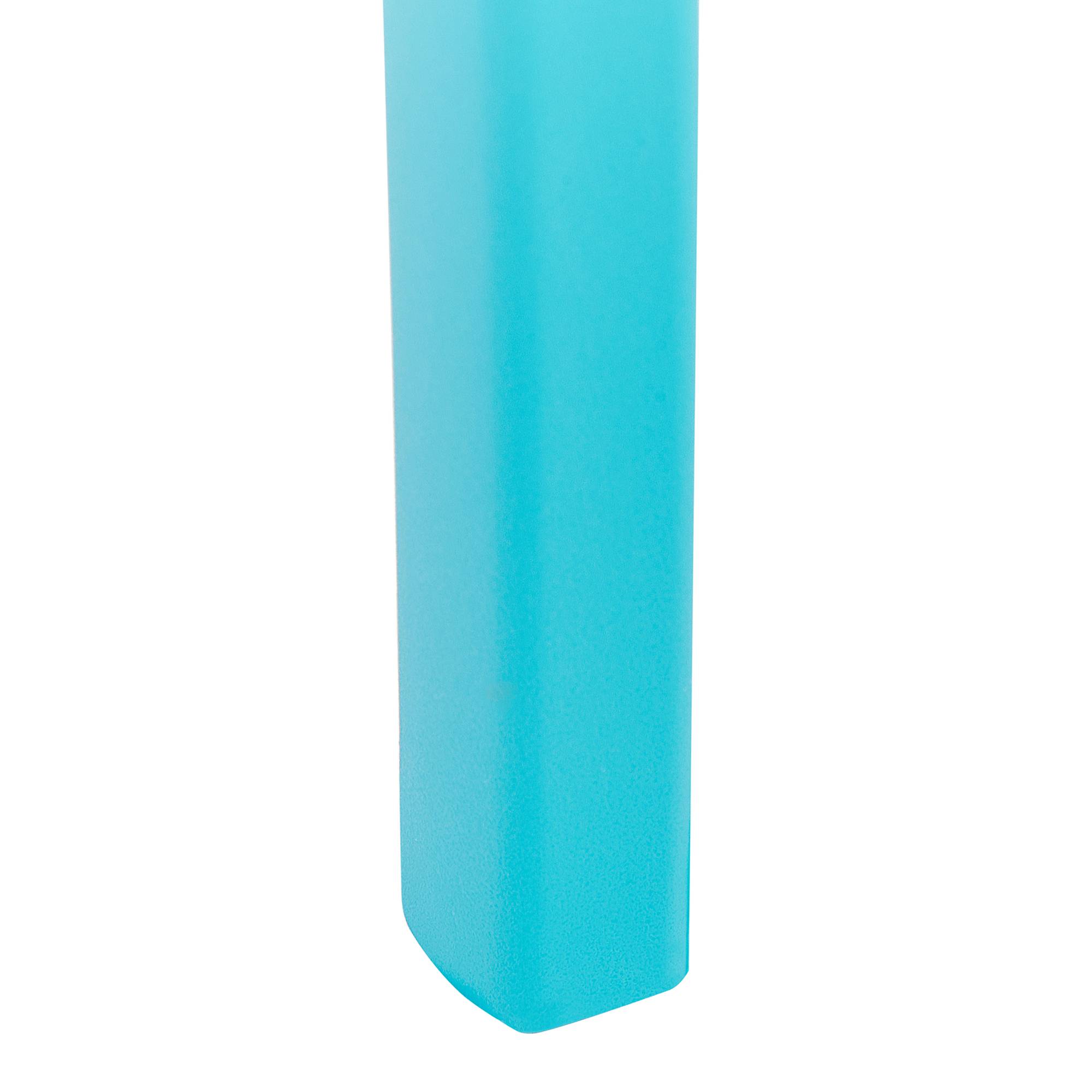 Beliani - Lot de 4 Chaises de Salle à Manger Design en Plastique Bleu Turquoise Empilables pour Intérieur et Extérieur au Style Moderne et Scandianave Beliani - Imagen 8
