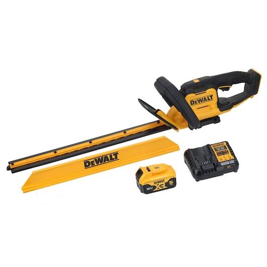 Dewalt - Taille haies 55 cm écartement de 25 mm XR 18V 5 Ah Li-ion - DEWALT - DCMHT564P1-QW
