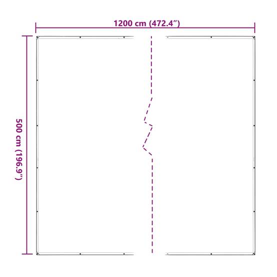 ComfortXL - Bâche protection plantes jardin extérieur PE translucide imperméable 5x12m - ComfortXL Outdoor Living - Image 8