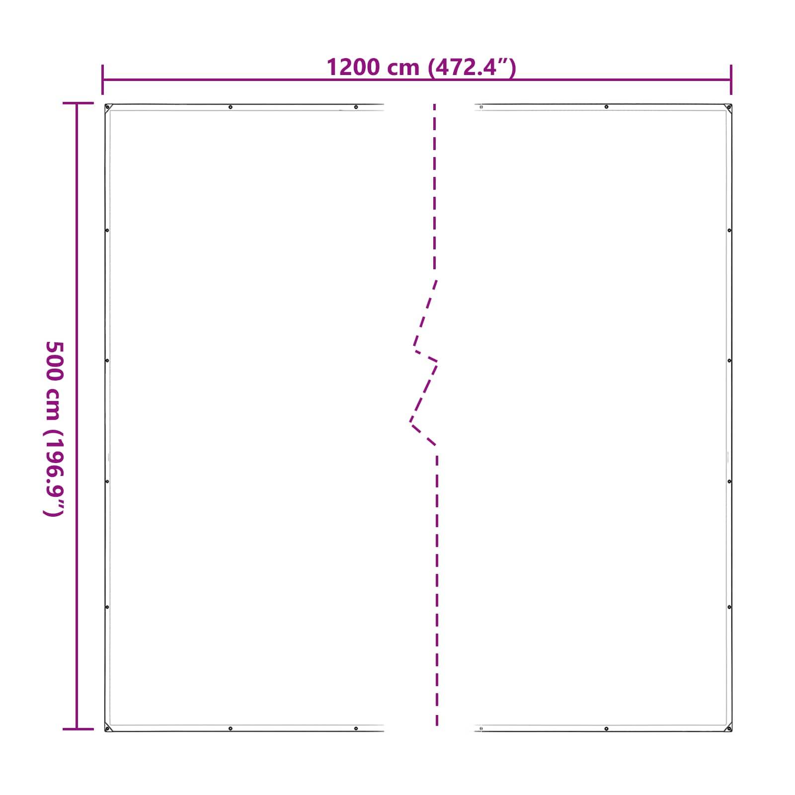 ComfortXL - Bâche protection plantes jardin extérieur PE translucide imperméable 5x12m - ComfortXL Outdoor Living - Image 8