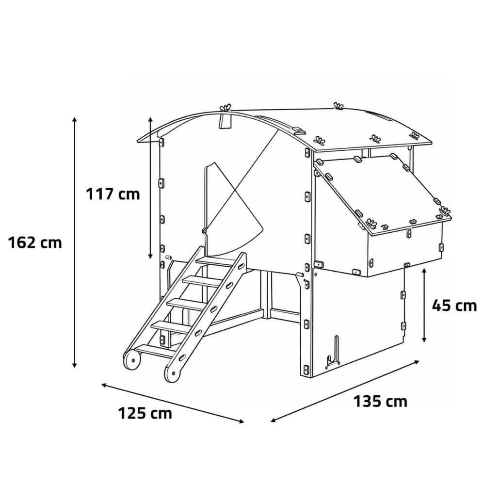 Poulailler surélevé en plastique recyclé, 8 poules standard ou 15 naines - Imagen 7