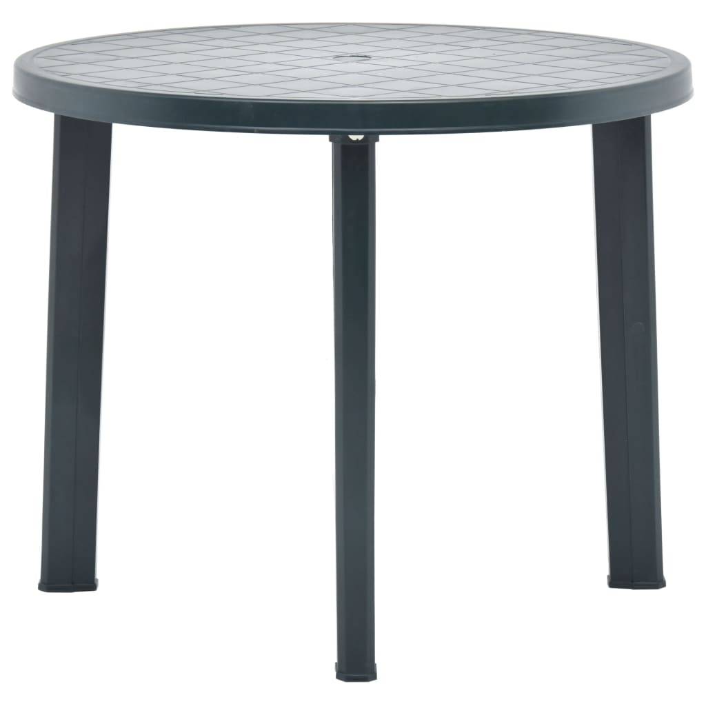 Maison Chic - Table de jardin | Table d'extérieur Vert 89 cm Plastique - Image 2