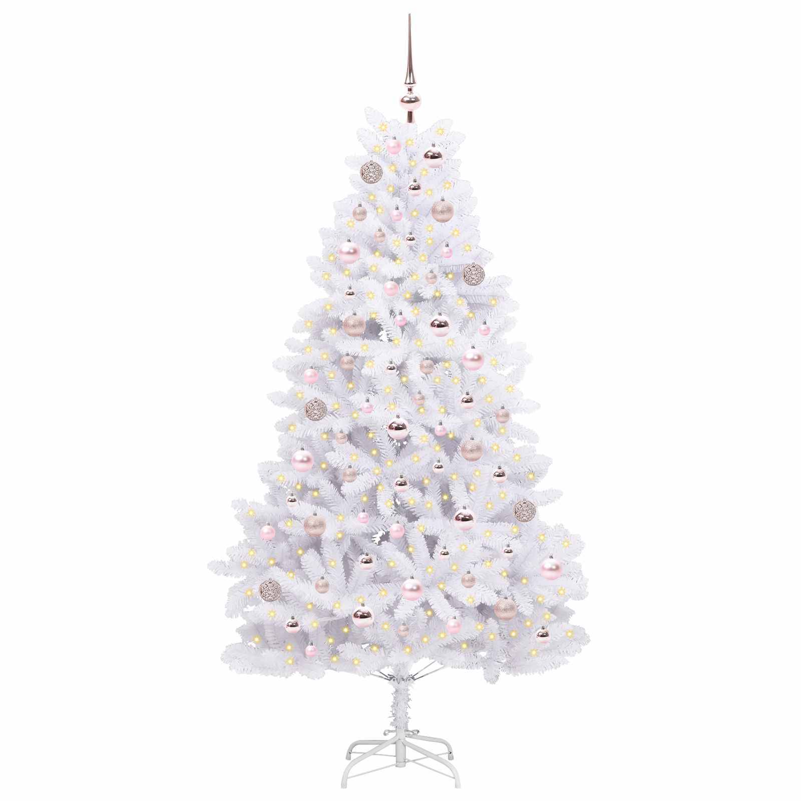Vidaxl - Sapin de Noël Artificiel à Branches Articulées Blanc 180 cm vidaXL 3426596 - Image 4