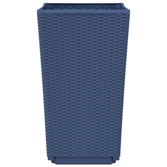Jardinières 2 pcs polypropylène bleu gris 32,5 x 32,5 x 57 cm - PANGIVO - Image 6
