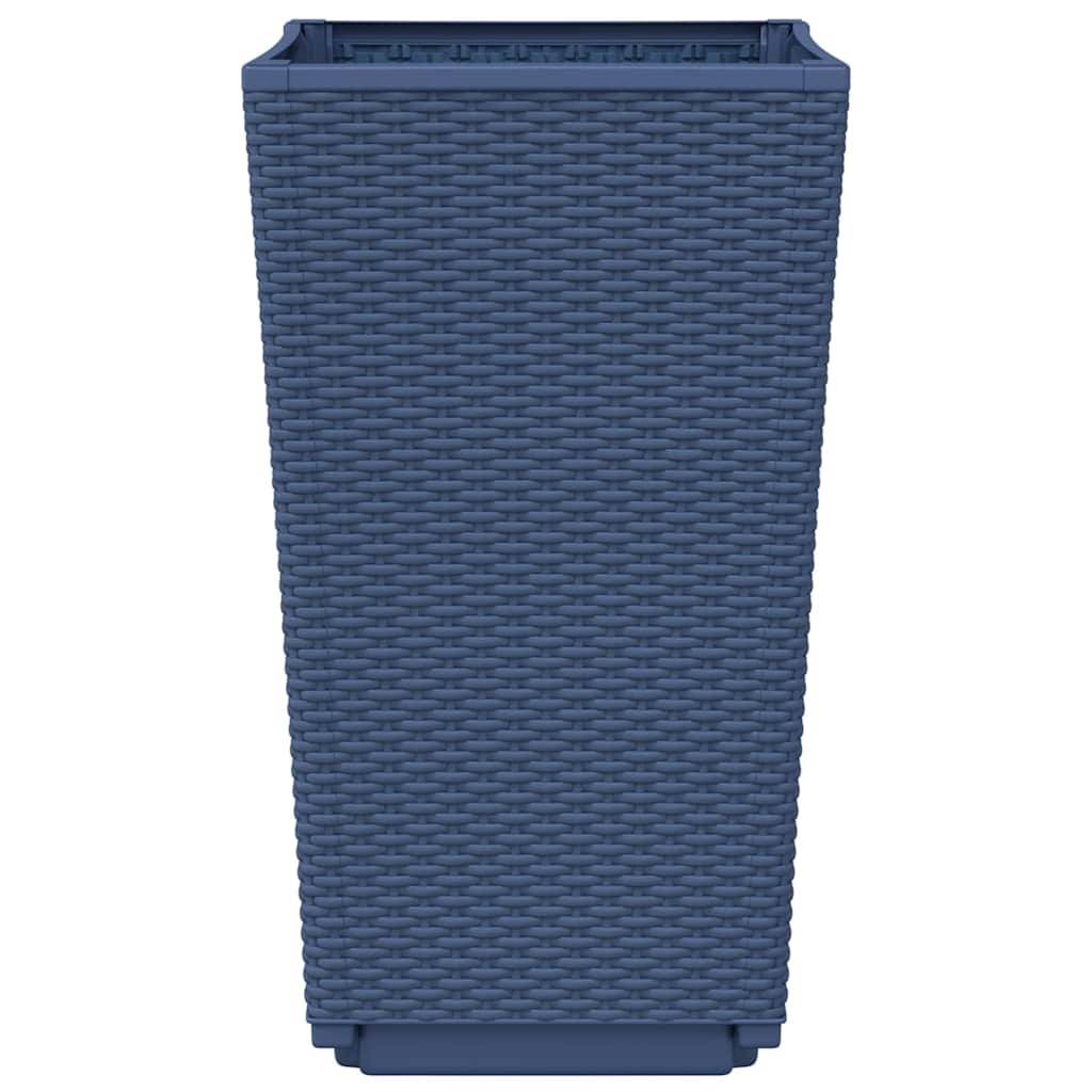 Jardinières 2 pcs polypropylène bleu gris 32,5 x 32,5 x 57 cm - PANGIVO - Image 6