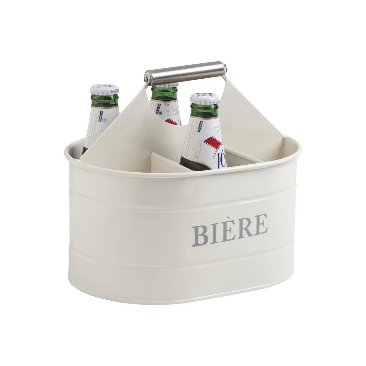 Aubry Gaspard - Porte bouteille biere en zinc laqué