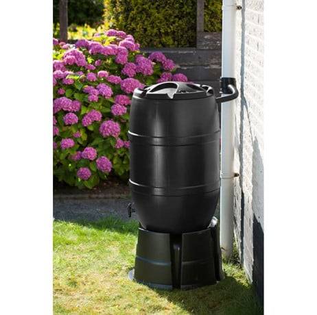 Nature - Récupérateur d'eau de pluie tonneau 120 ou 210 litres, Contenance 210 L, Socle Sans socle - Imagen 2