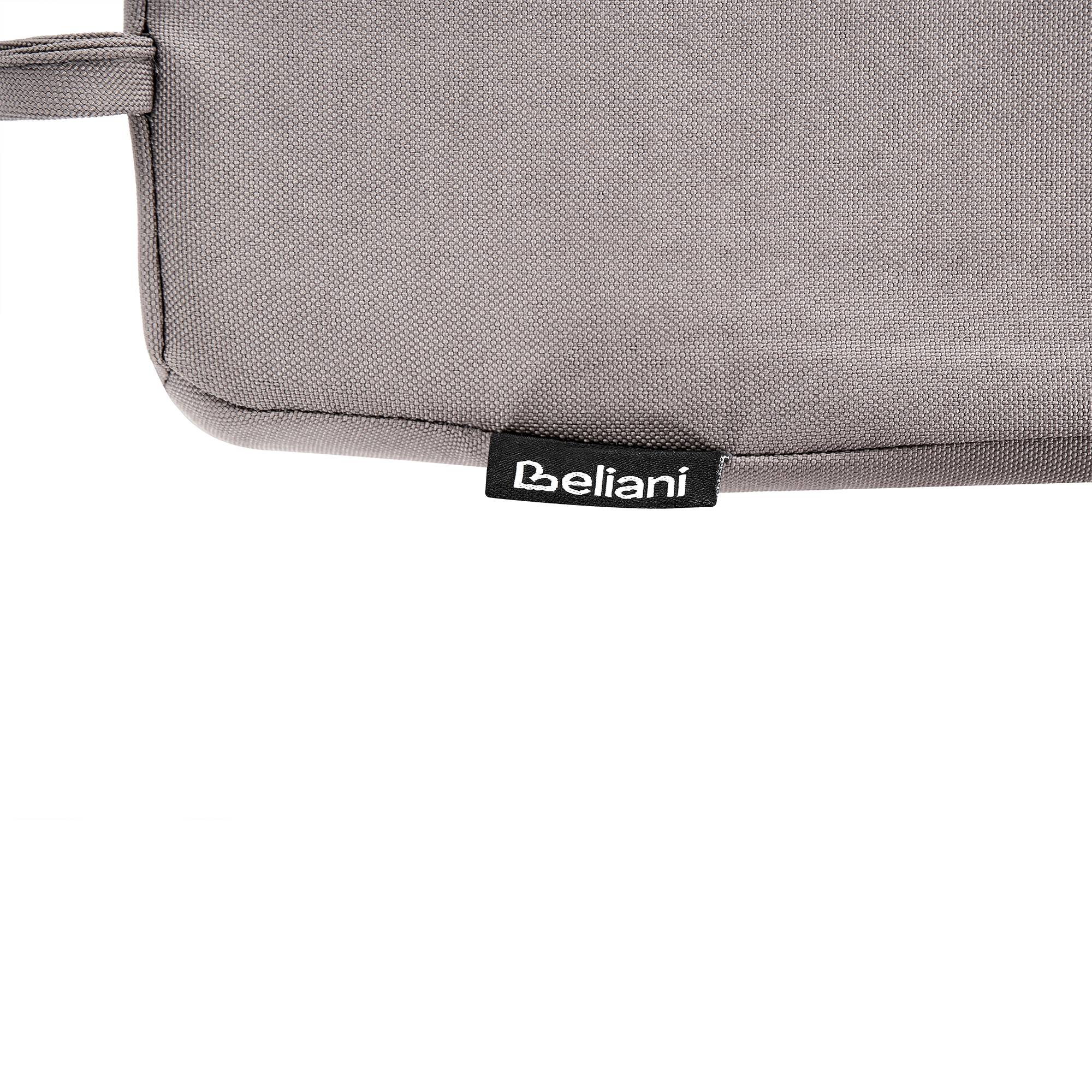Beliani - Coussin d'assise d'extérieur Tissu Gris SOVANA - 148x45x5- Beliani - Image 8