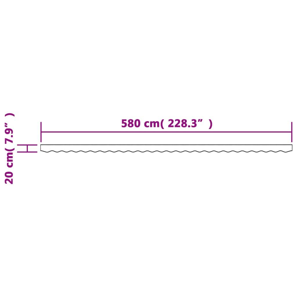 Prolenta Premium - Store banne  Mano rouge  580 X 20 cm  - P87211R - Image 6