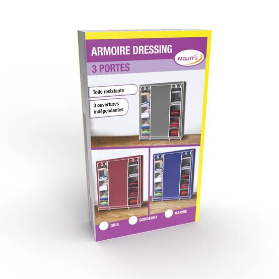 Facilitys - Armoire de rangement dressing XXL - Imagen 8