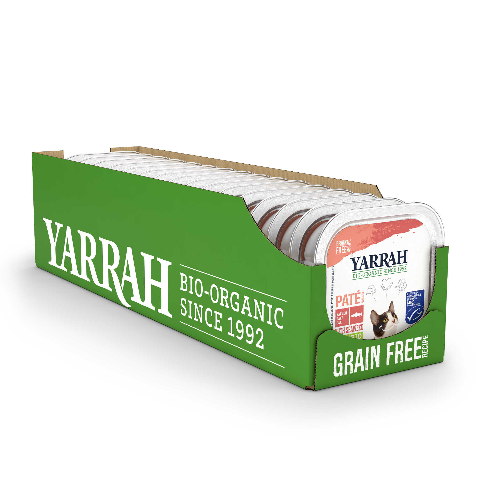 Yarrah - Pâtées Bio Sans Céréales Saumon pour Chat - Imagen 2