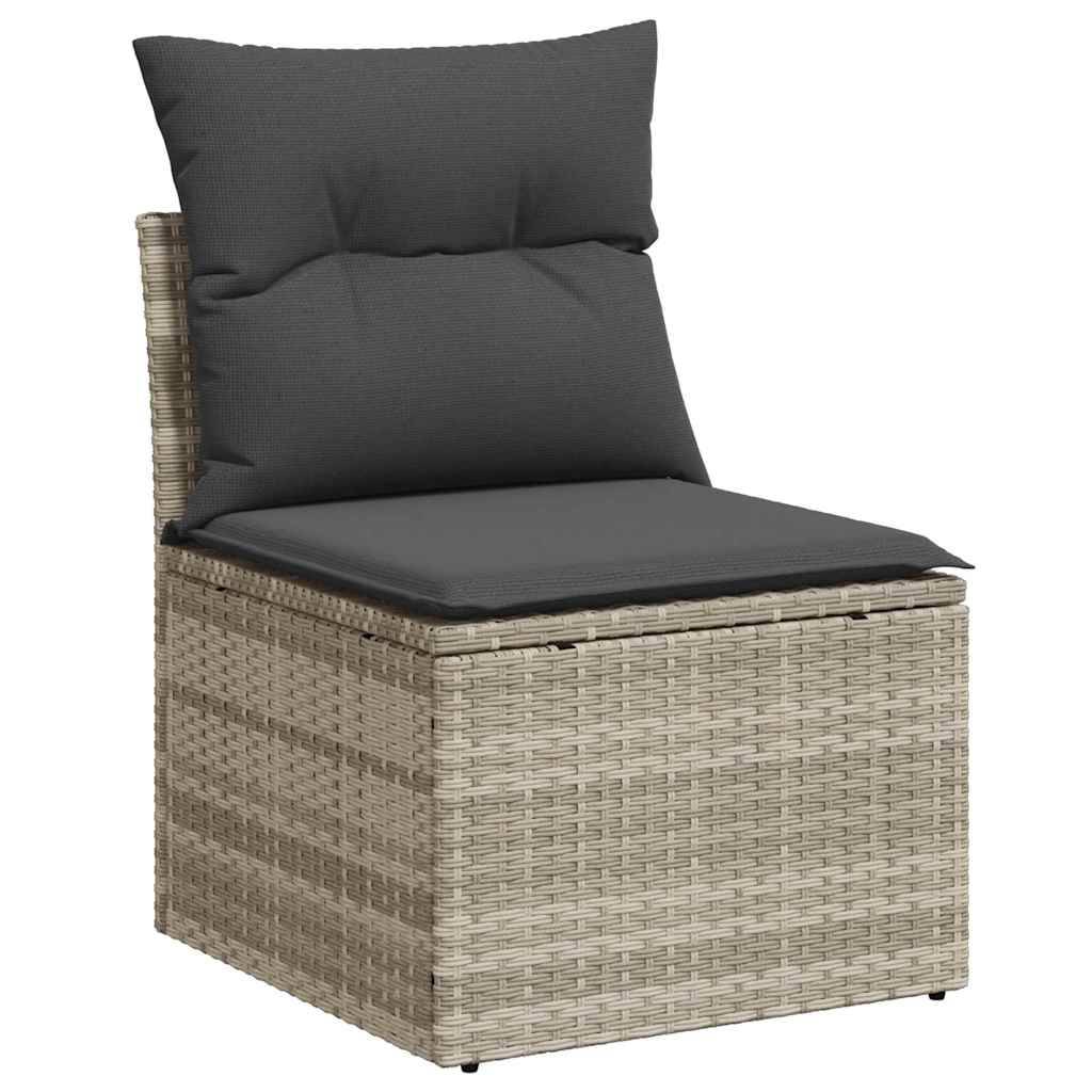 ComfortXL - Salon de Jardin Gris Clair 5 Places Modulable Design Épuré – ComfortXL Outdoor Living - Image 5