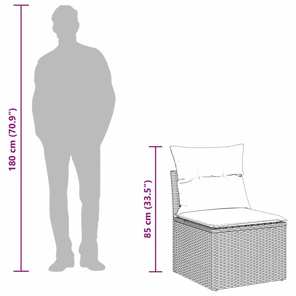 ComfortXL - Salon de Jardin Gris Clair 5 Places Modulable Design Épuré – ComfortXL Outdoor Living - Image 3