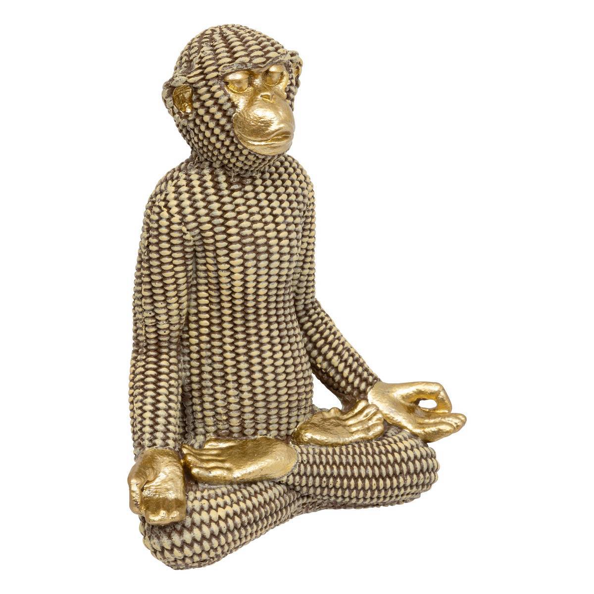 Atmosphera - Statue singe yoga H18cm - Atmosphera Créateur d'intérieur - Imagen 1
