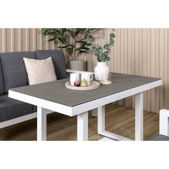 Salon de Jardin "Barcelona" 171cm Blanc - Image 10