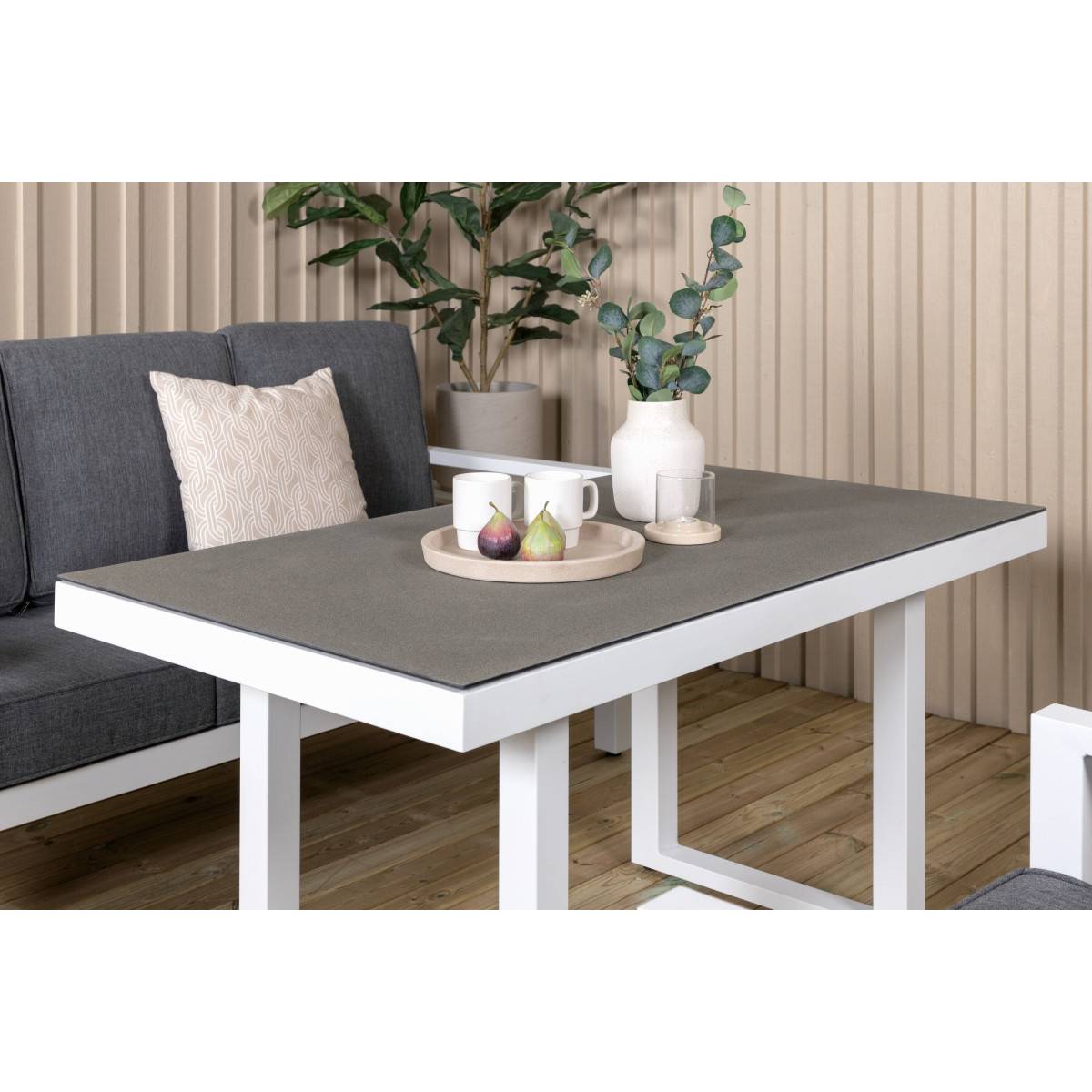 Salon de Jardin "Barcelona" 171cm Blanc - Image 10
