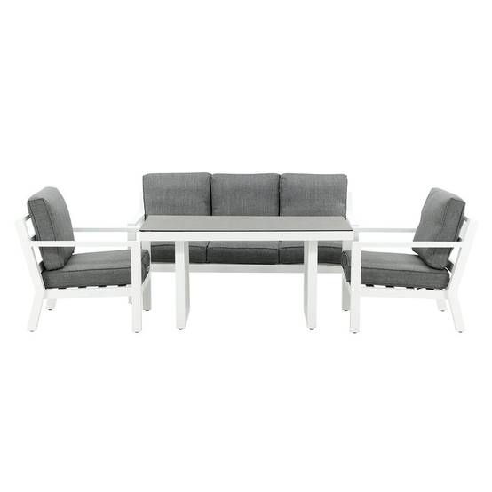 Salon de Jardin "Barcelona" 171cm Blanc - Image 1