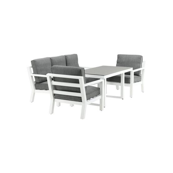 Salon de Jardin "Barcelona" 171cm Blanc - Image 2