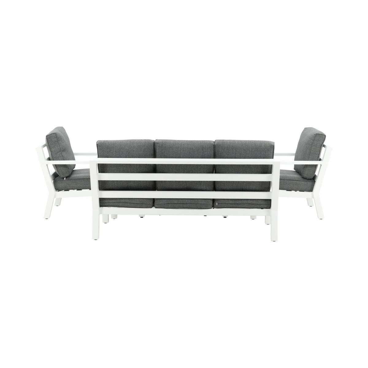 Salon de Jardin "Barcelona" 171cm Blanc - Image 5