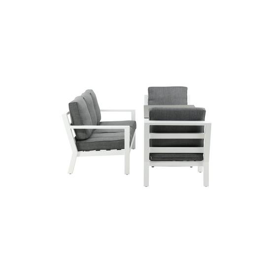 Salon de Jardin "Barcelona" 171cm Blanc - Image 4