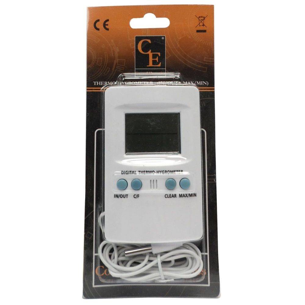 Thermomètre & Hygromètre digital + sonde - Cornwall Electronics - Image 2