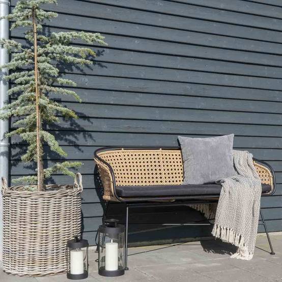 Lot de 4 Paniers Décoratifs en Rotin avec Anses - SELVA - Image 2