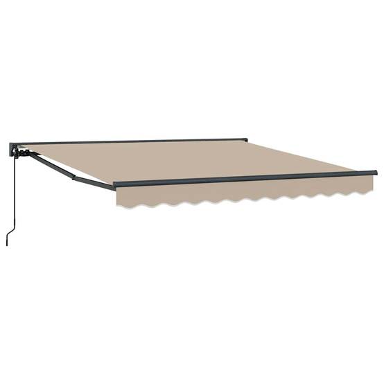 Maison Chic - Store banne | Auvent Rétractable Beige 350 x 250 cm Polyester et métal Maison Chic - Image 1
