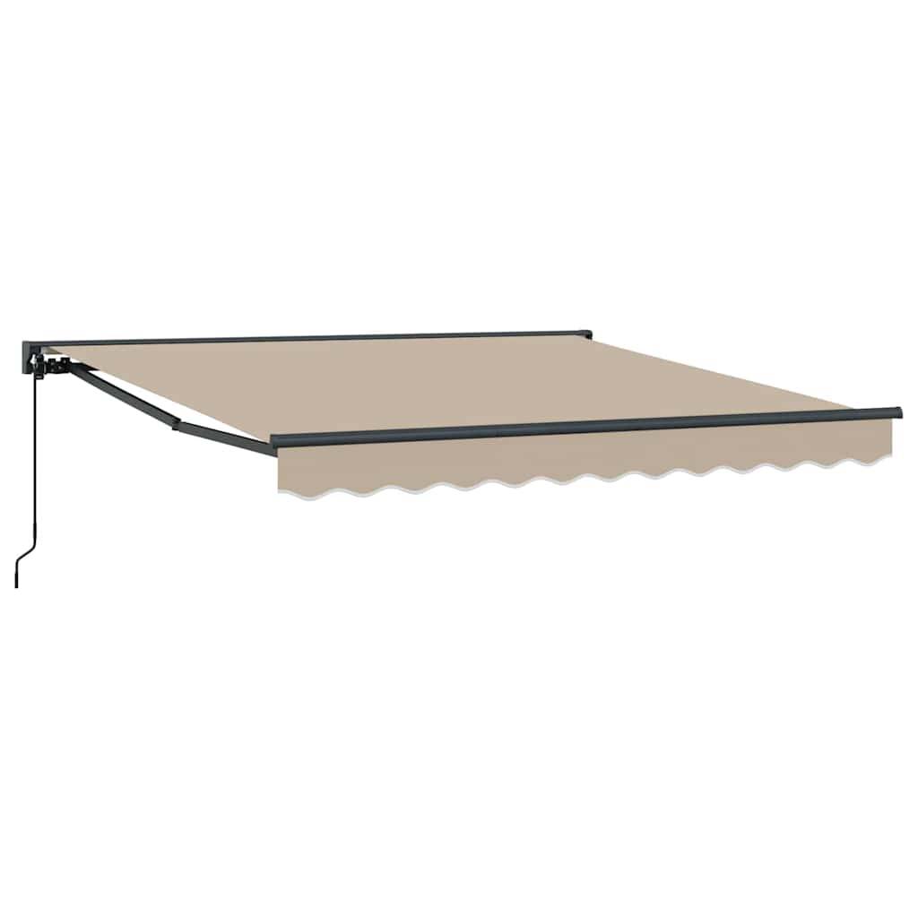Maison Chic - Store banne | Auvent Rétractable Beige 350 x 250 cm Polyester et métal Maison Chic - Image 1