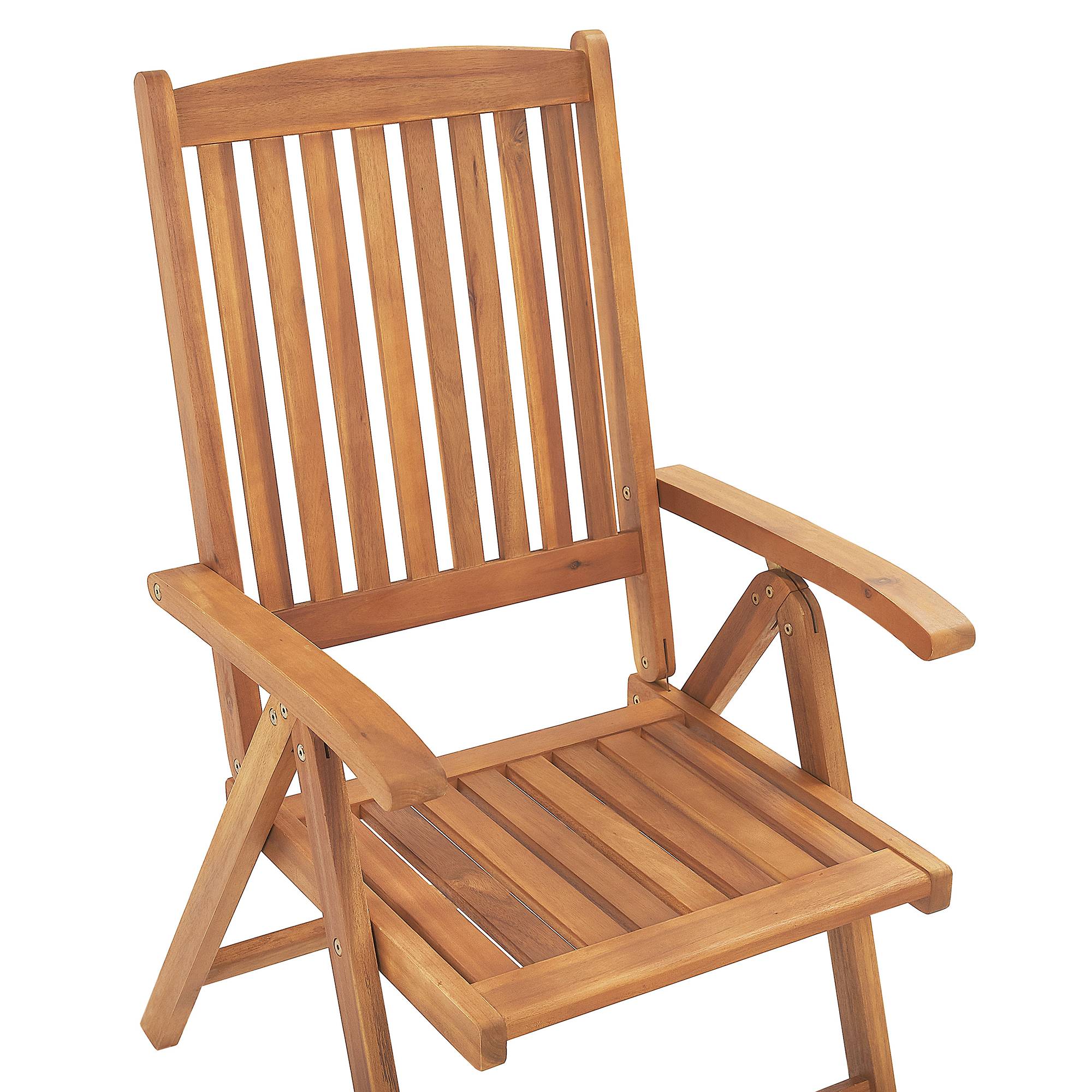 Beliani - Chaise de jardin Acacia Marron clair JAVA - Beliani - Imagen 9
