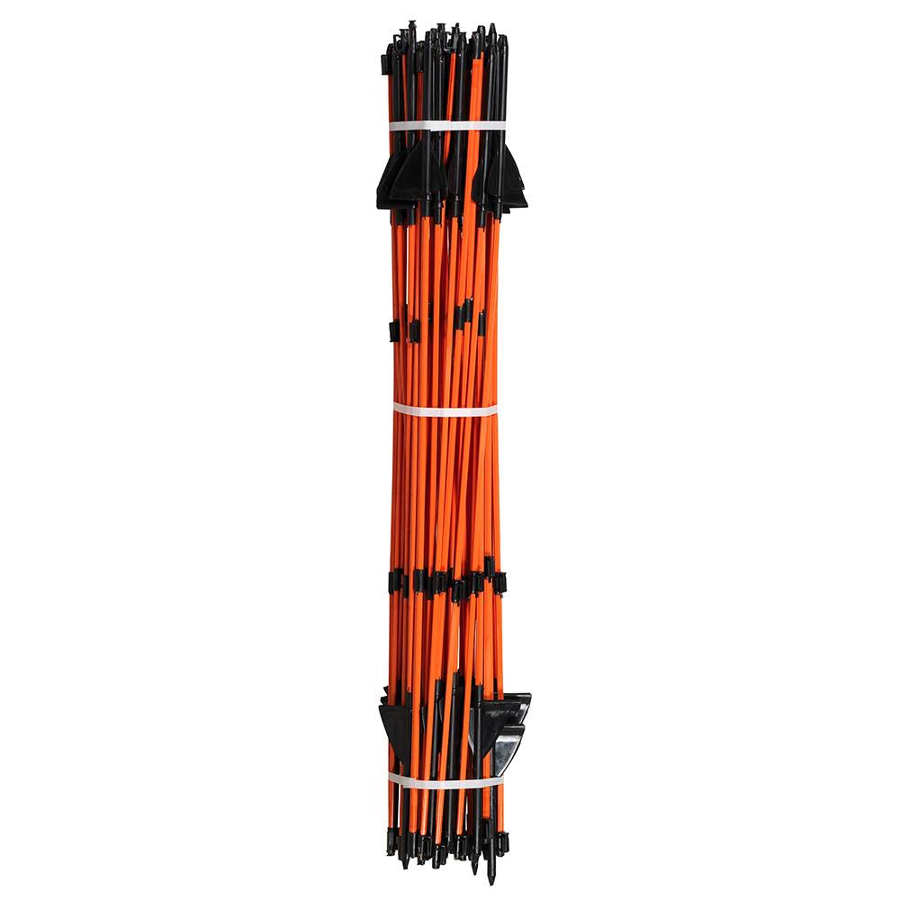 Beaumont - 50 Piquets fibre de verre ovale 1,10 m - Imagen 2