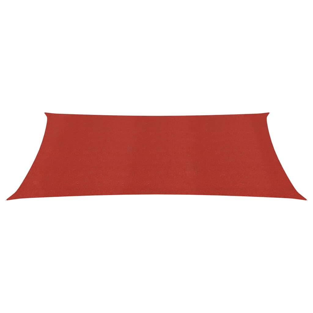 Helloshop26 - Voile d'ombrage 160 g/m² 2 x 3 m PEHD rouge - Imagen 2