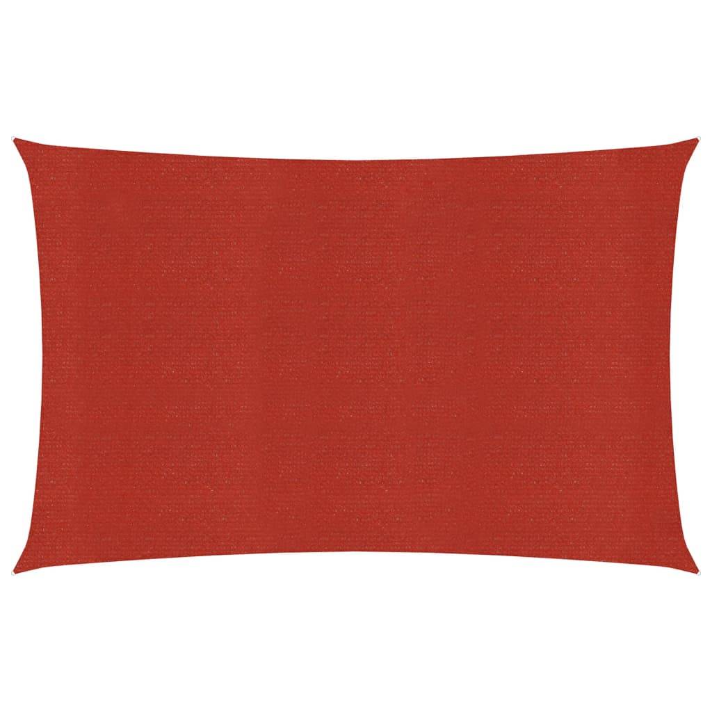 Helloshop26 - Voile d'ombrage 160 g/m² 2 x 3 m PEHD rouge - Imagen 1