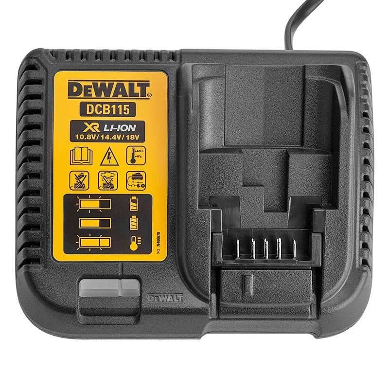 Chargeur de batteries DEWALT DCB115-XJ  10,8V à 18V Li-ion Dewalt - Image 1