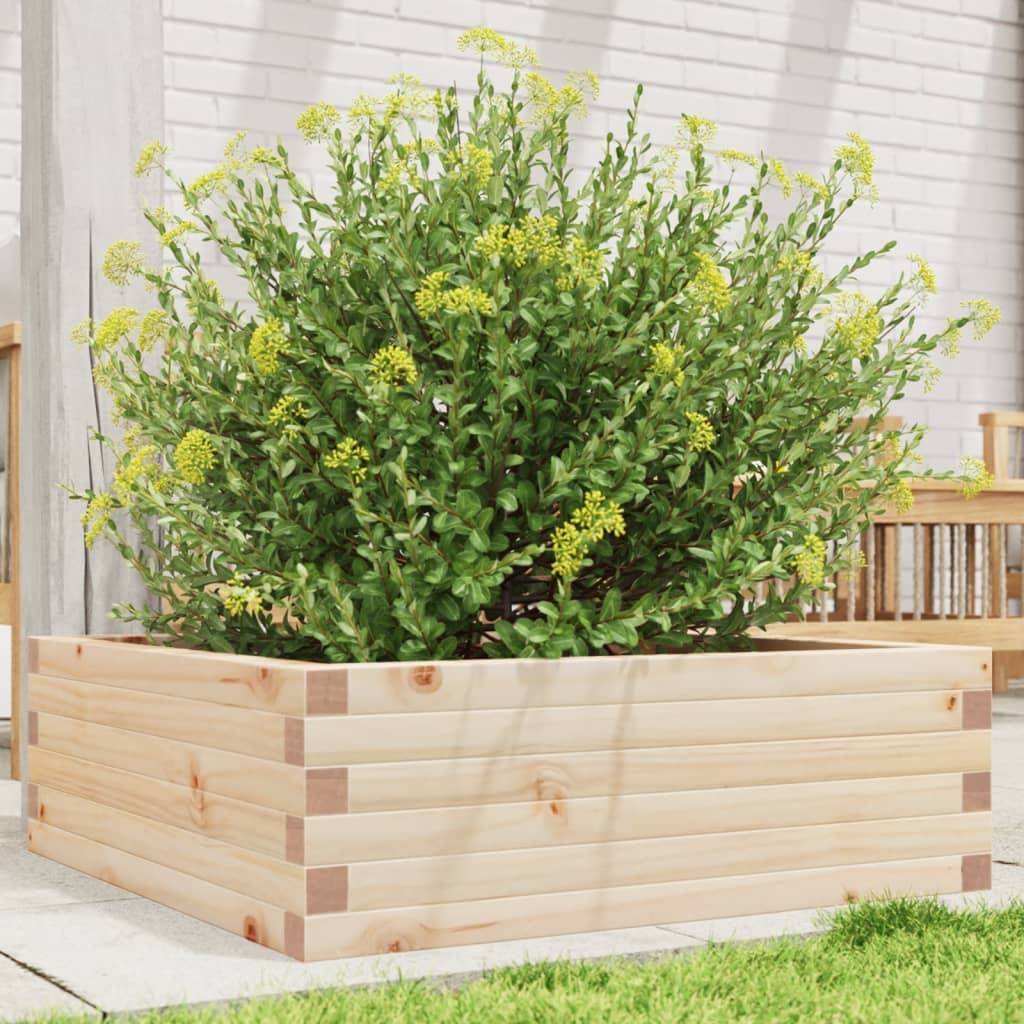 Maison Chic - Jardinière, Bac à fleurs, Pot de fleurs 70x70x23 cm bois de pin massif - Imagen 2
