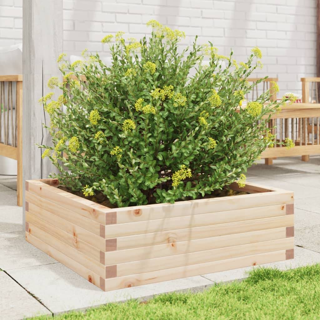 Maison Chic - Jardinière, Bac à fleurs, Pot de fleurs 70x70x23 cm bois de pin massif - Imagen 3